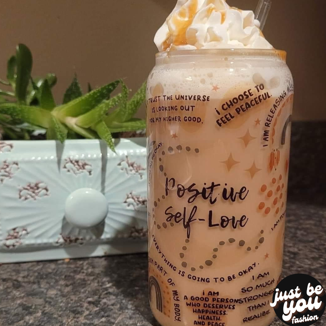 Self Love | Clear Glass Cup