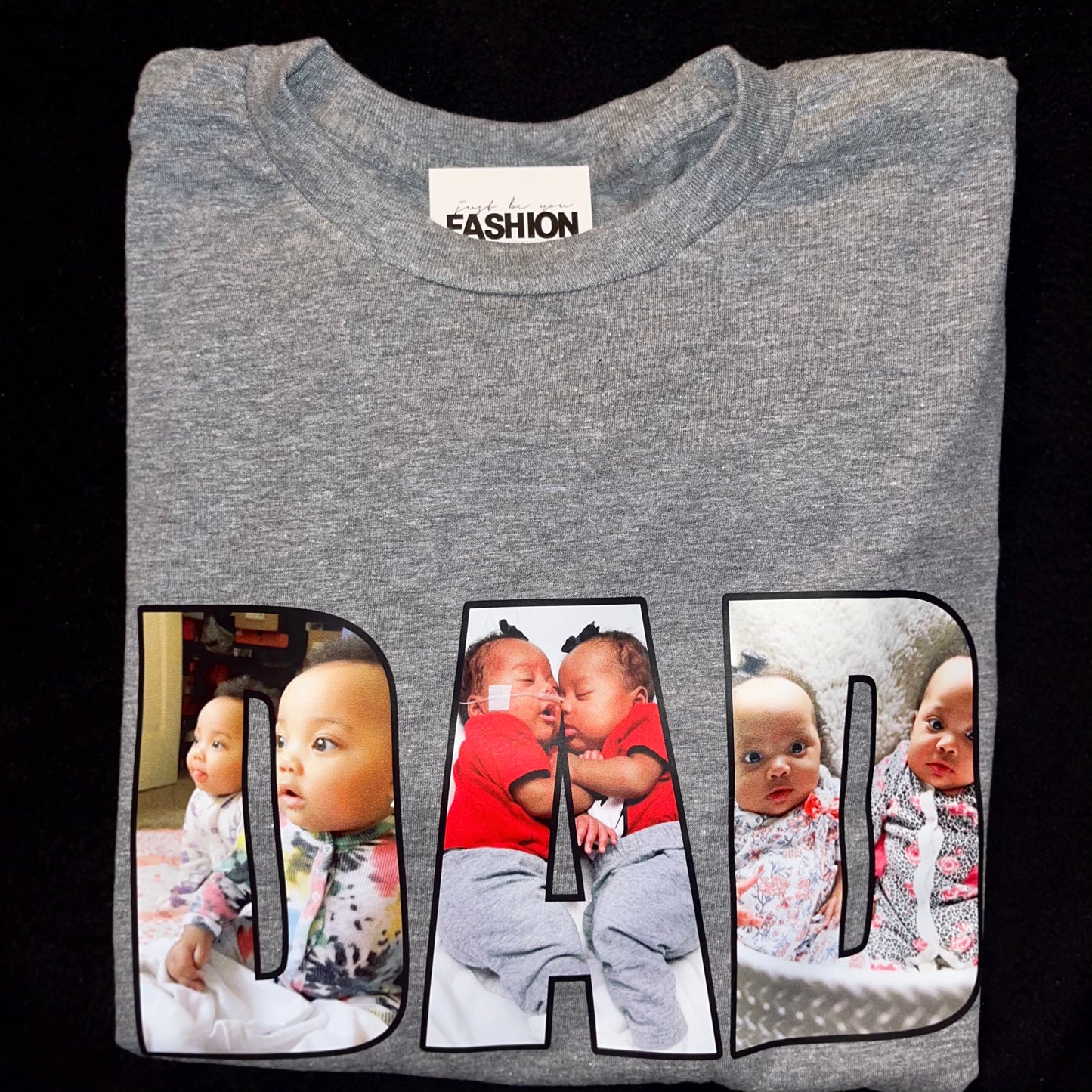 Custom Photo Dad Tee